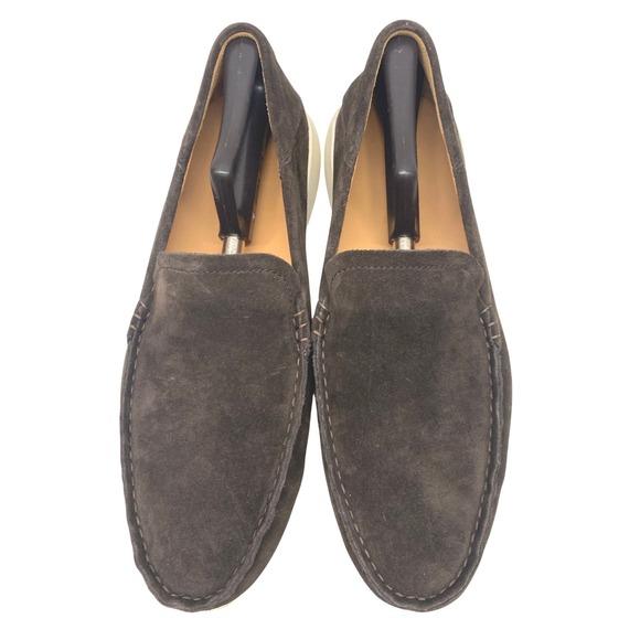 Olukai Ka\'a Loafer Brown Suede Leather Hot Grip‎ Rubber Sole Mens US 11 EUR 44 main image 8